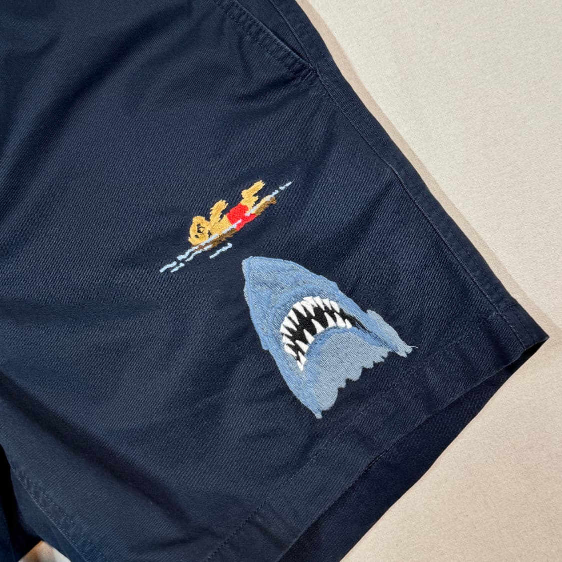 XS) 폴로 랄프로렌 클래식핏 프렙스터 쇼츠 반바지 네이비 상품이미지5