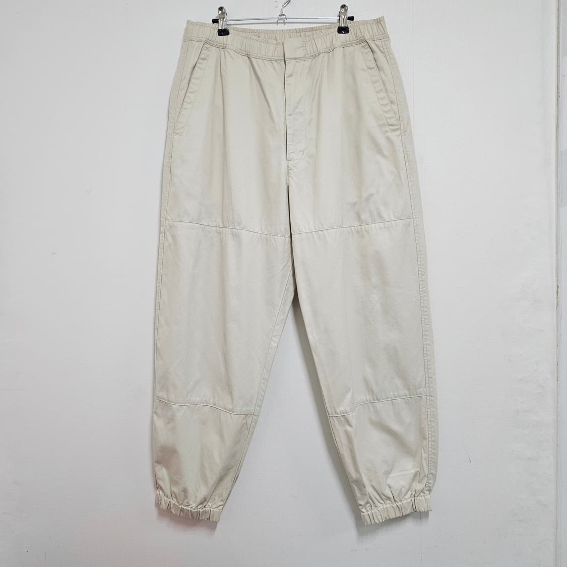 유니클로U 와이드피트 조거팬츠 아이보리 M 상품이미지1