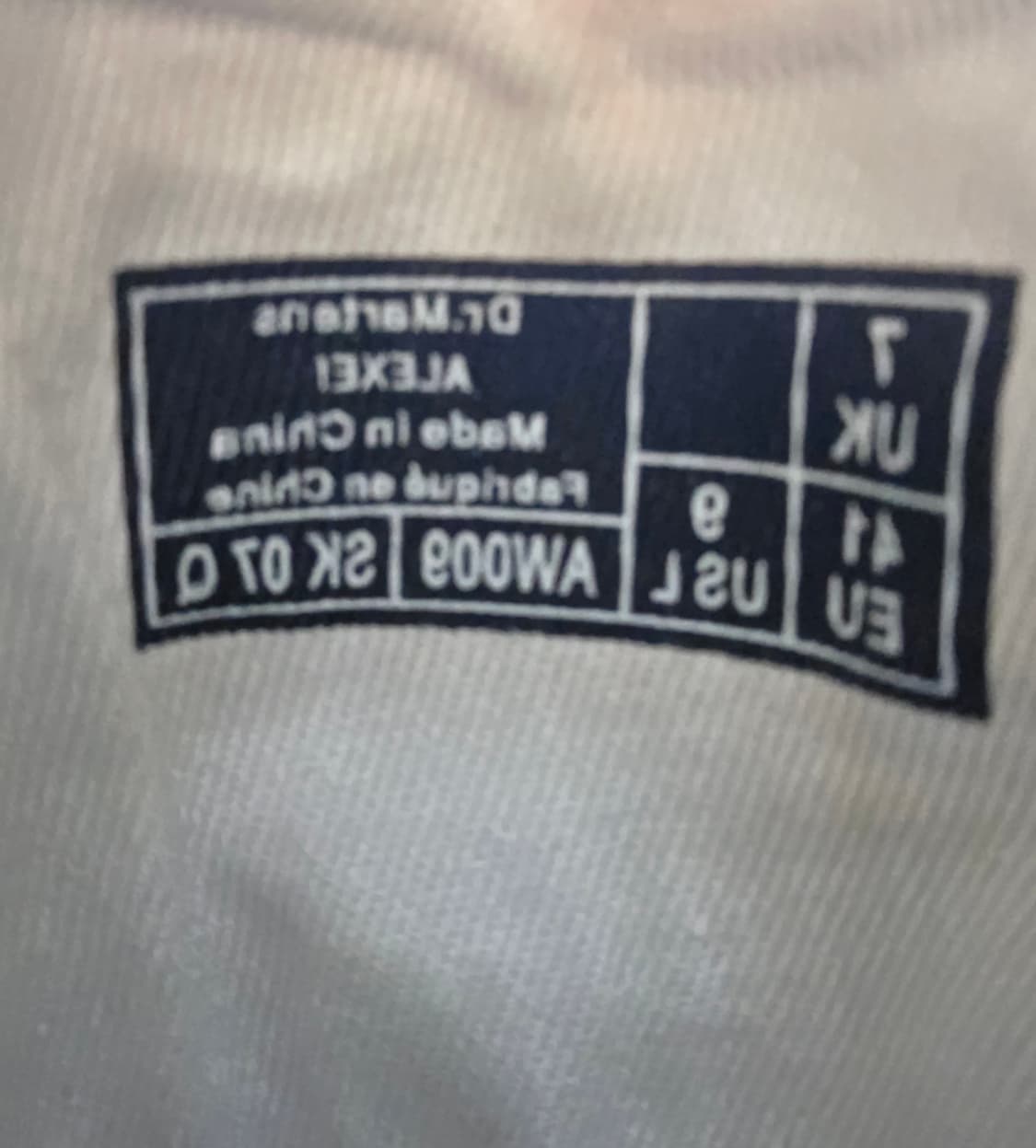 [UK7] 닥터마틴 알렉세이 화이트 상품이미지7