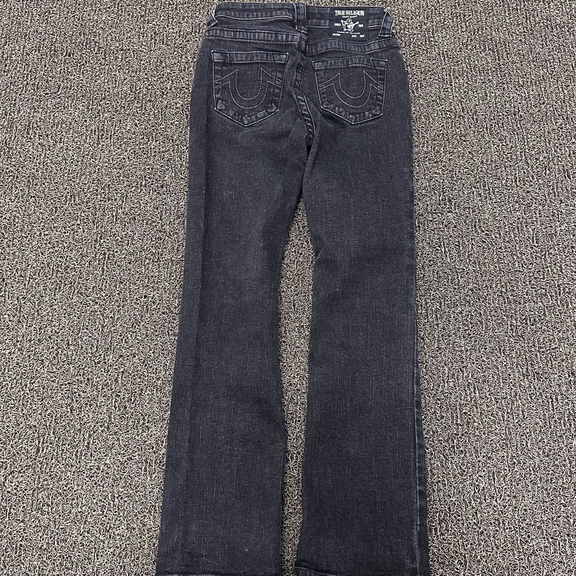 트루릴리젼 여성 데님 흑청 청바지 부츠컷 팬츠 26인치 상품이미지5