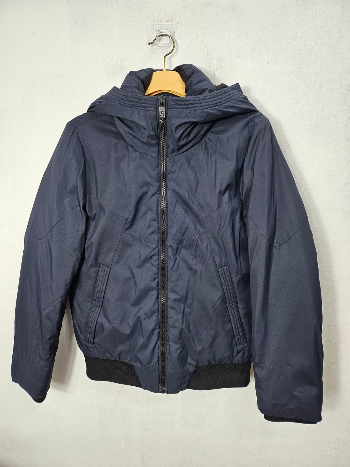 앤듀 네이비 후드다운패딩 자켓 95 M 상품이미지4