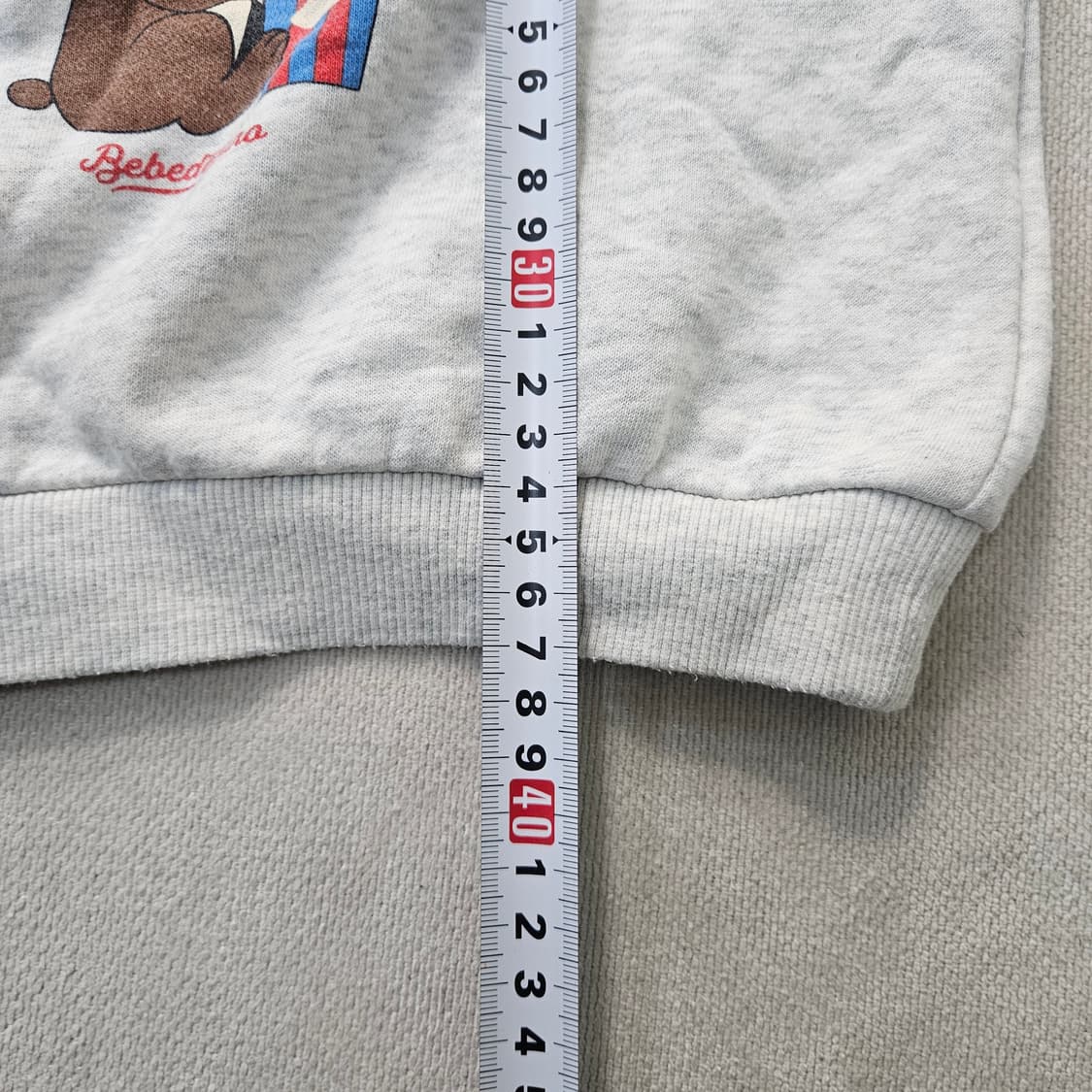 100 베베드피노 키즈 위티베어 맨투맨 0401Y 상품이미지6