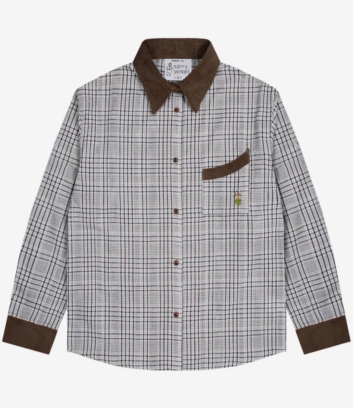 루나키후 파머 체크 셔츠 상품이미지1