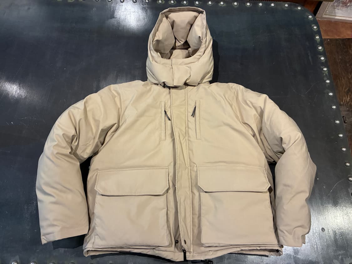 XL) 유니폼 브릿지 쉘 다운 파카 베이지 상품이미지1
