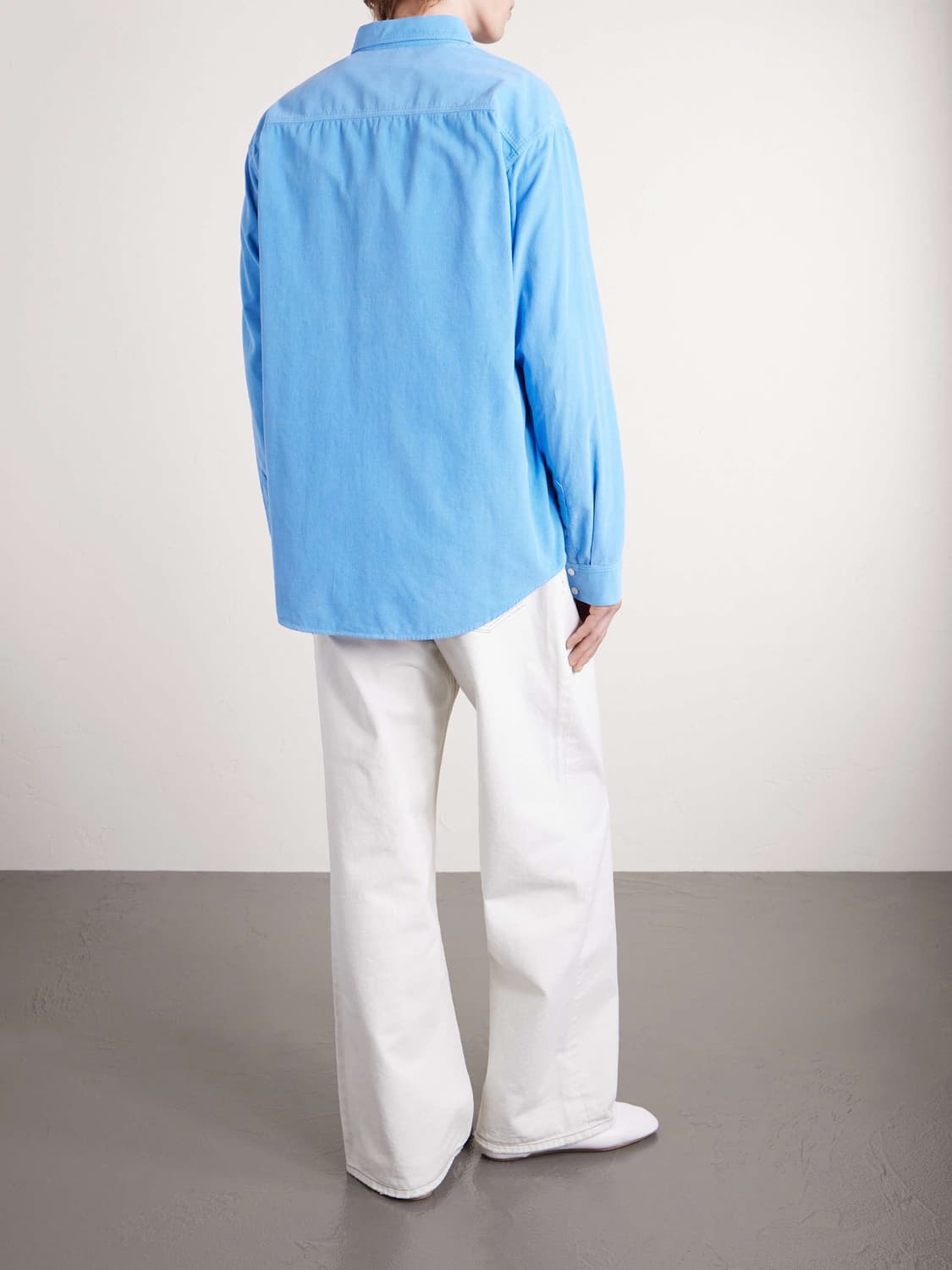 [박보검님 착용] 셀린느 26ss 샴브레이 트리옴페 코듀로이 셔츠 상품이미지5