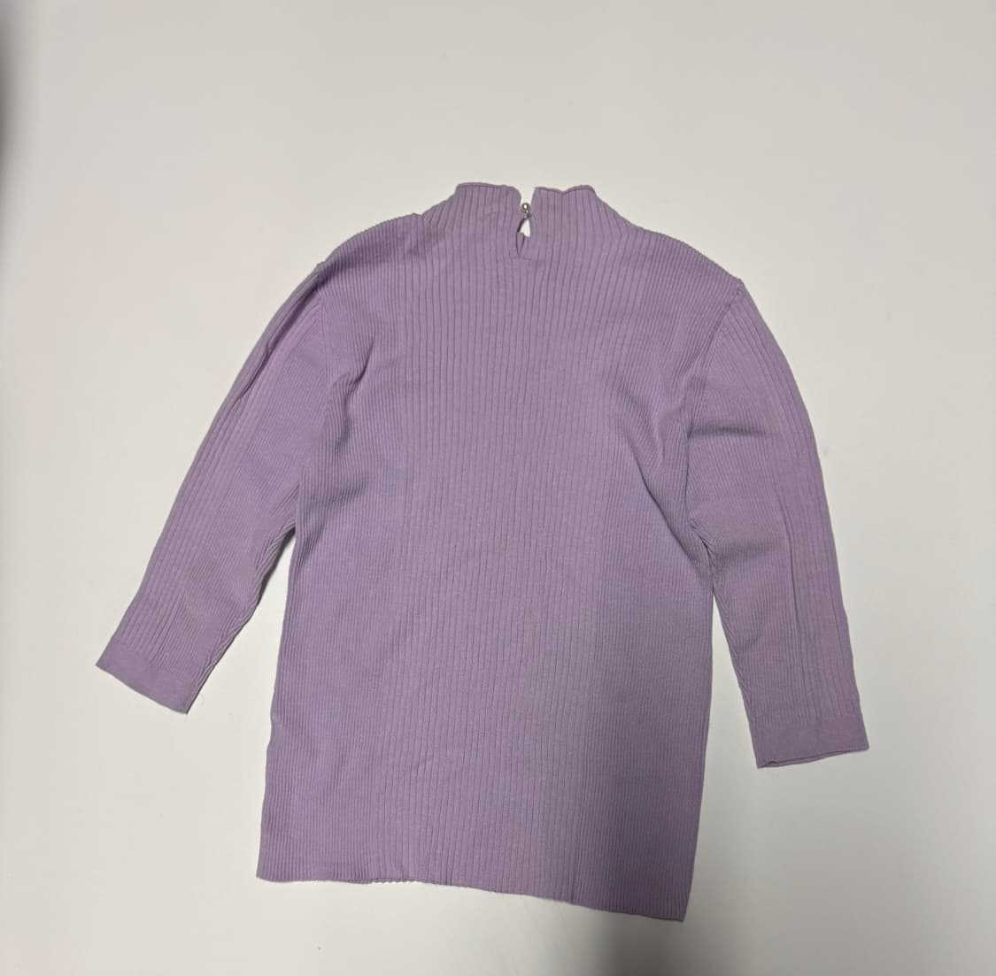 여성 잇미샤 풀오버 골지 니트 연보라 S 상품이미지2
