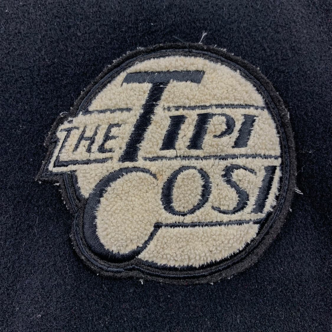 90‘s 티피코시 자수로고 레더암 울 바시티 자켓 상품이미지3