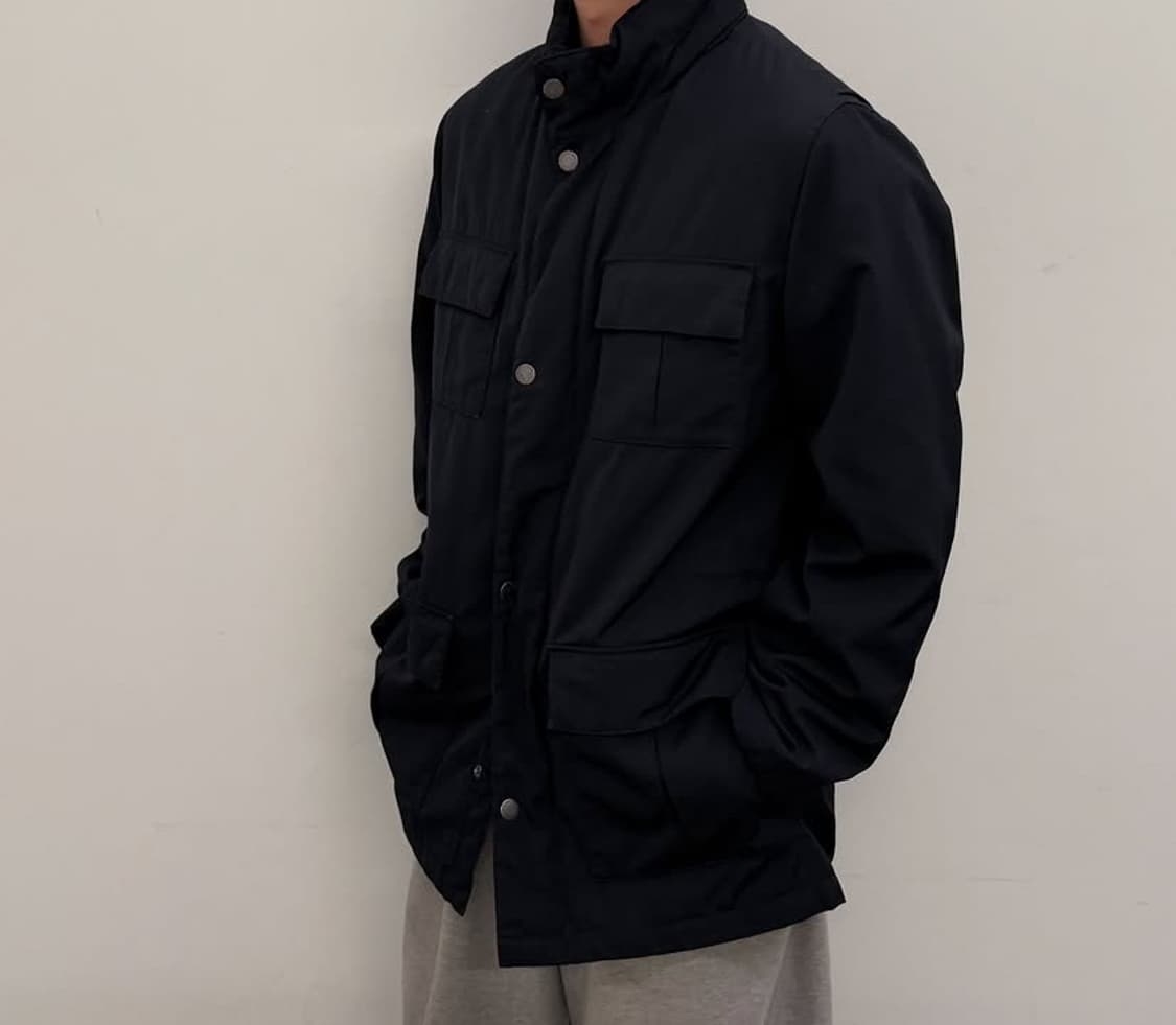 (상태좋음)브룩스 브라더스 하이넥 다크 네이비 자켓 상품이미지1