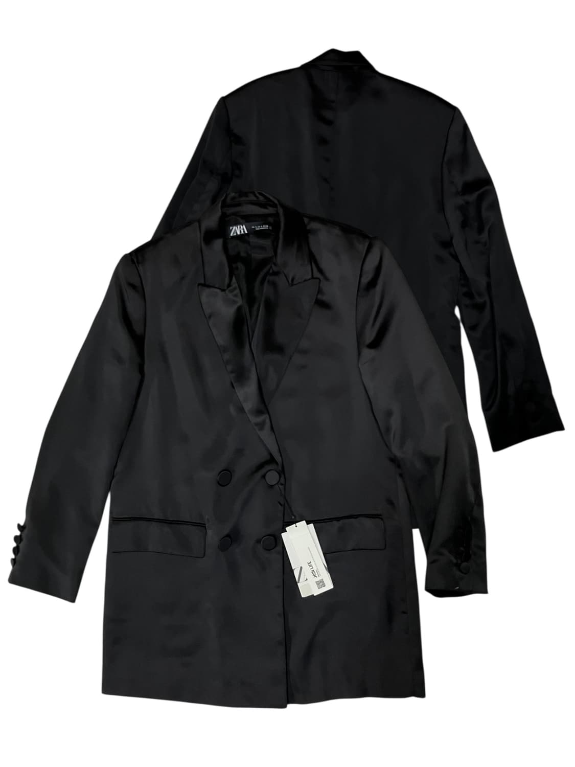 ZARA 자라 새틴 정장 자켓 블레이저 S 상품이미지1