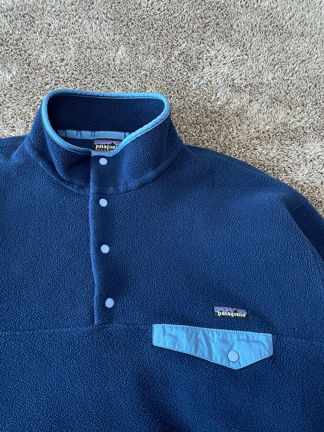 Patagonia synchilla 빈티지 신칠라 블루 상품이미지2