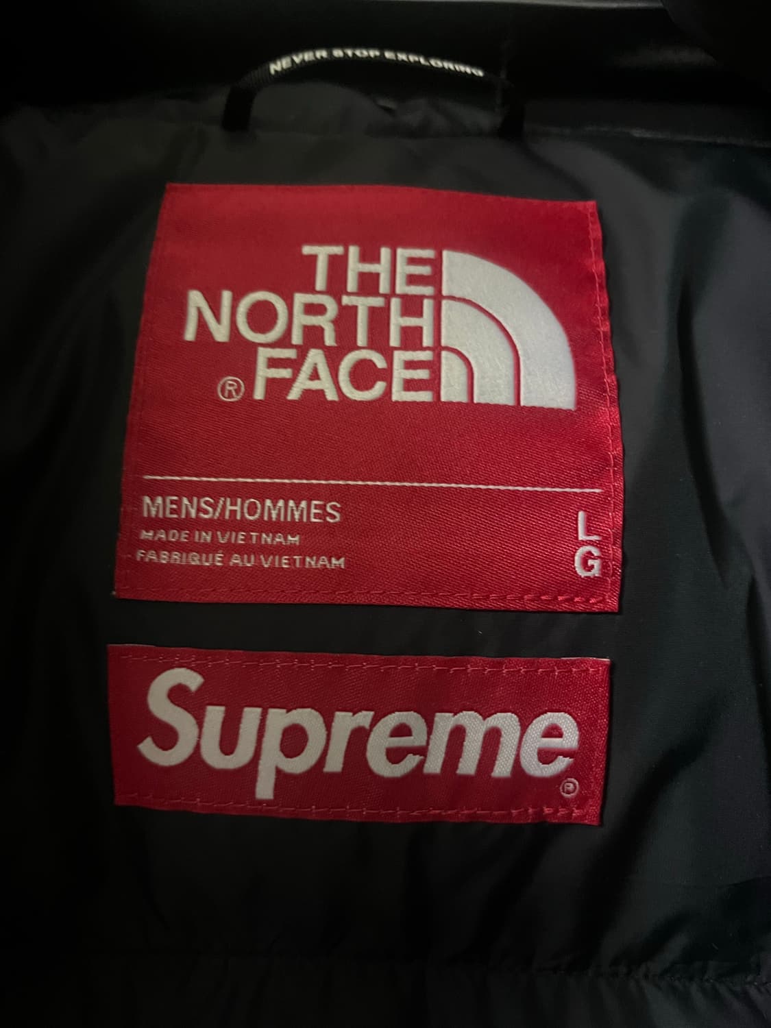 [L] 슈프림 노스페이스 슈노 스터드 눕시 레드 상품이미지4