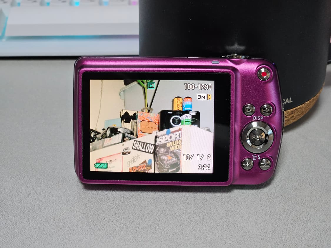 카시오 엑슬림 z330 메이크업 셀피 디카 상품이미지4