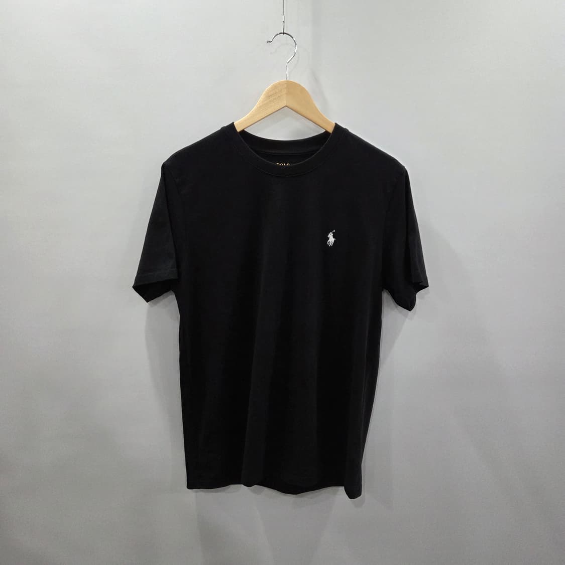 폴로랄프로렌 우먼 스몰로고 자수 반팔티 블랙 XXL 상품이미지1