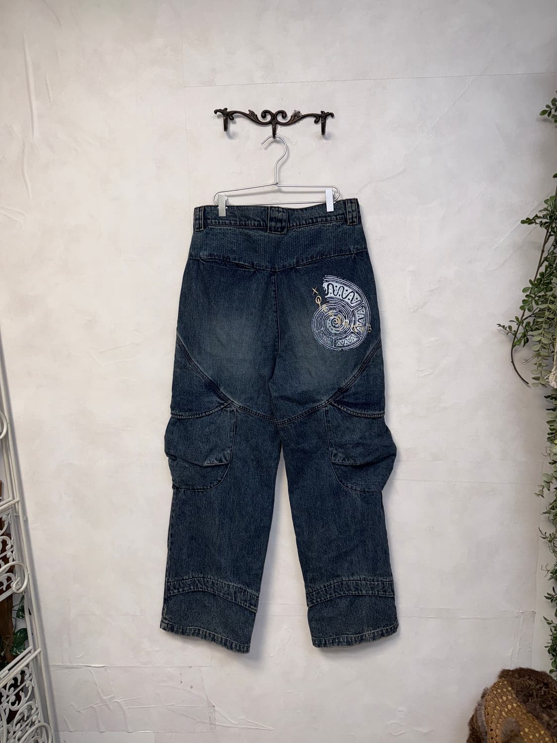 Ignota core:6 washed cargo pants blue  상품이미지1