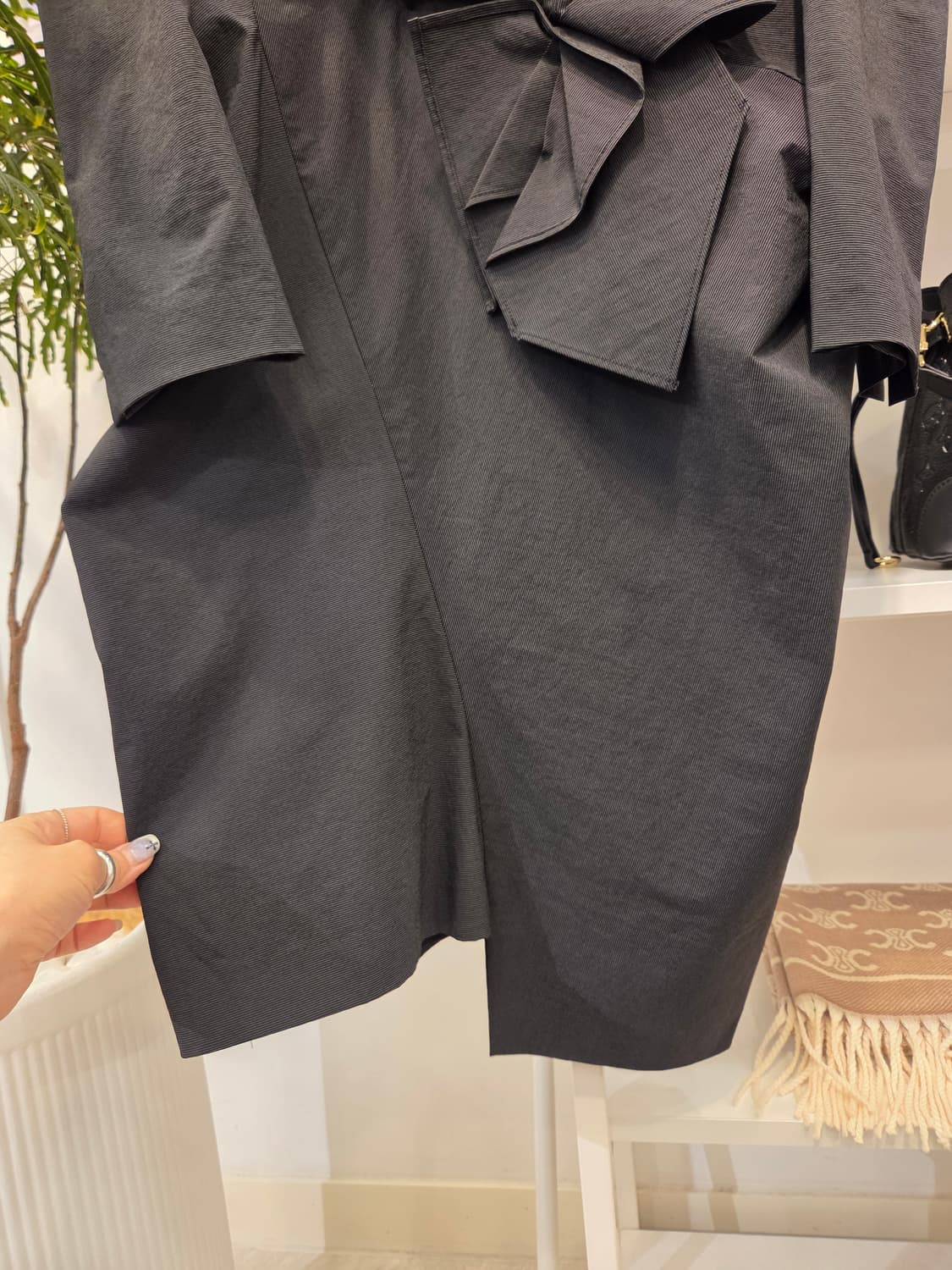 봄빅스엠무어 셔링 리본 원피스 상품이미지5