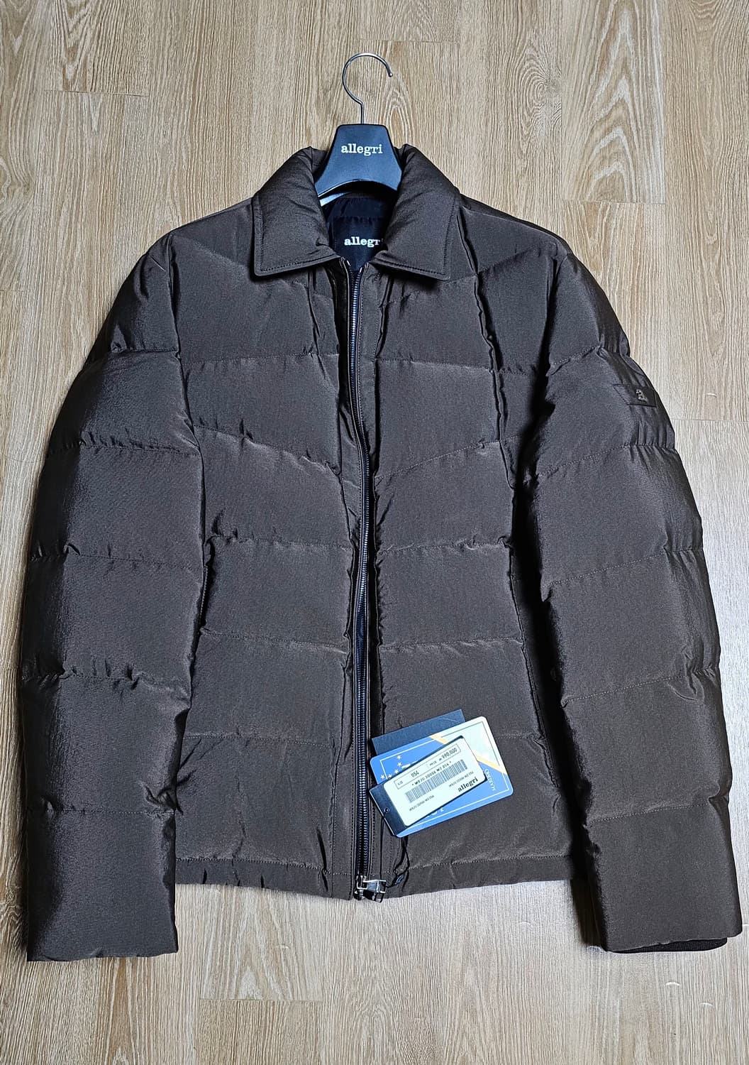 알레그리 구스패딩 브라운 54 (새상품) 상품이미지3