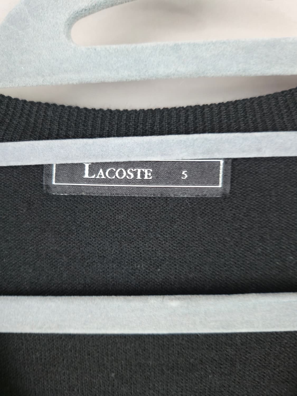 [무료배송]라코스테 105 남성 울100 아가일 니트 상품이미지7