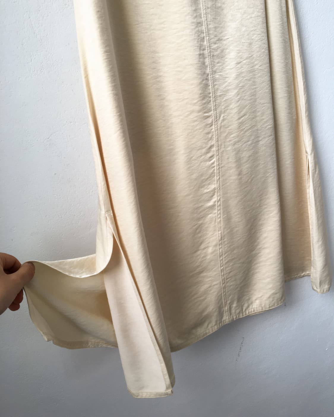 Glossy long skirt 상품이미지4