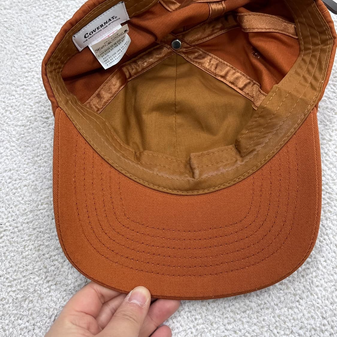 F 커버낫 어센틱 C 로고 볼캡 0406E 상품이미지5