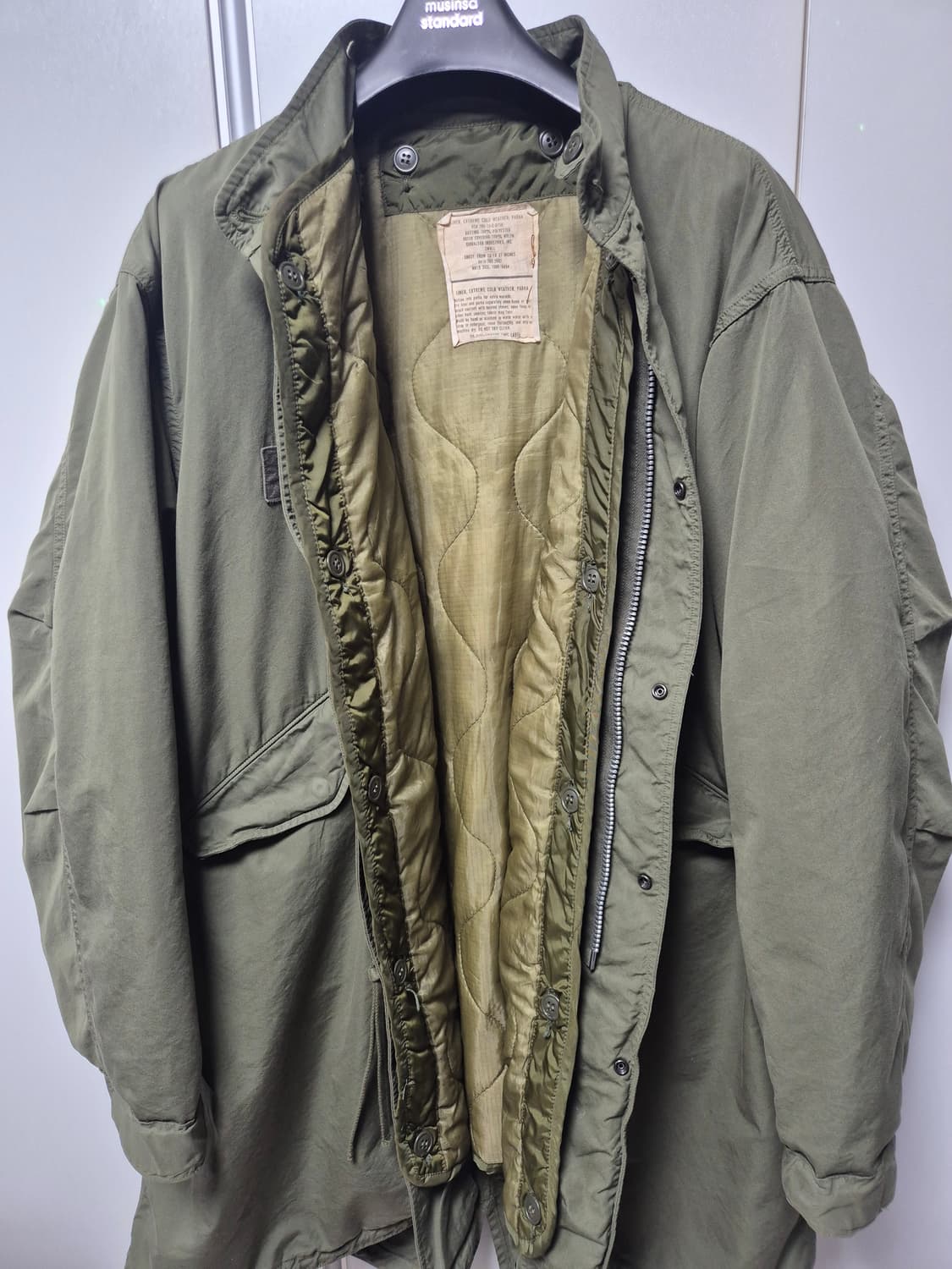 오어슬로우 m65 피쉬테일 3사이즈 + 오리지날 라이너 상품이미지9