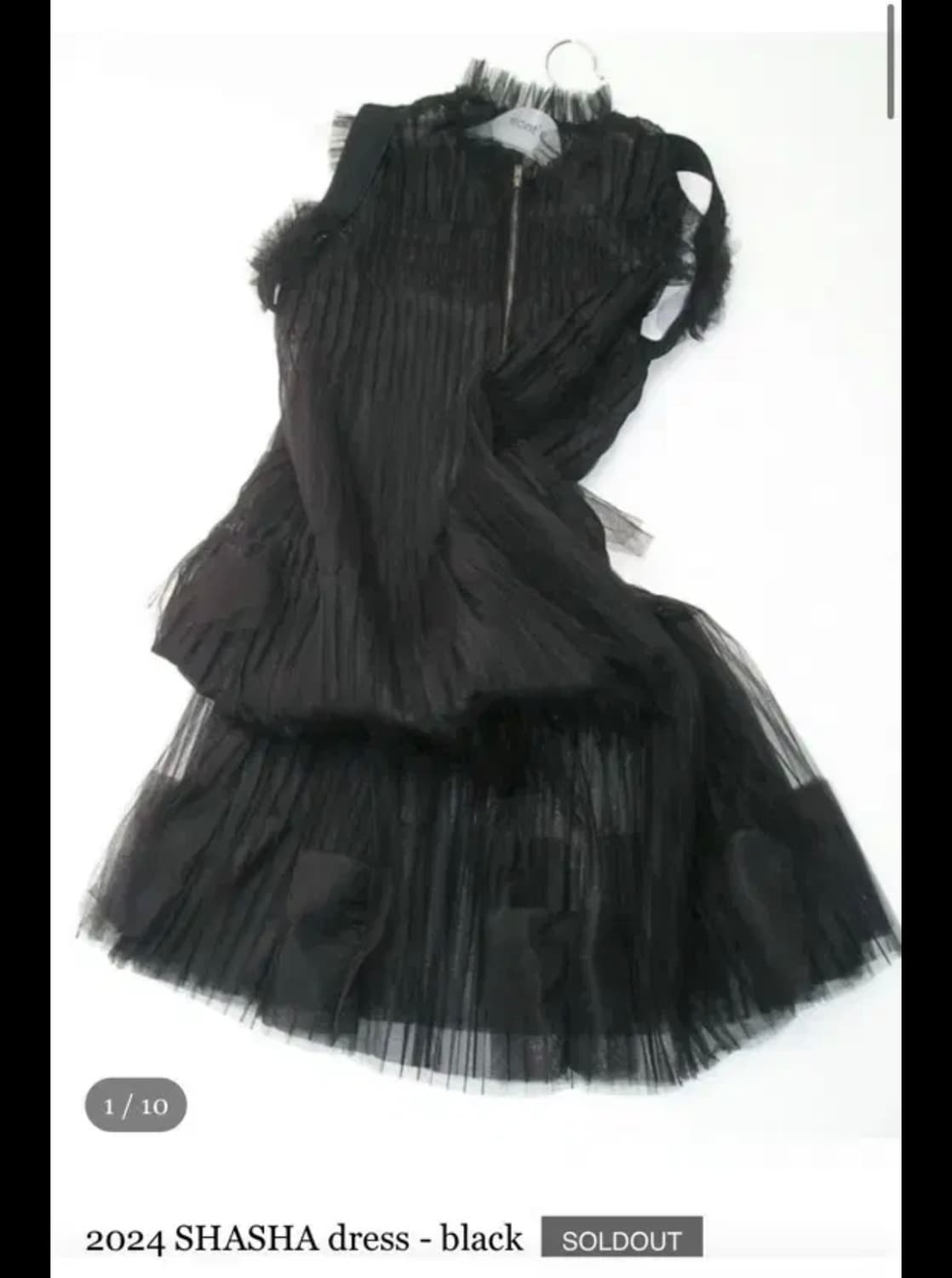 (에옹쓰) 샤샤 원피스-블랙 + 이너드레스 세트 상품이미지5