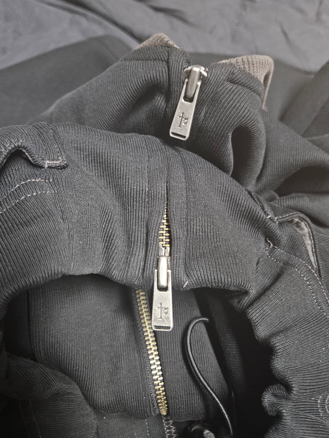 폴리테루 워시드 자켓 블랙 3사이즈 상품이미지4