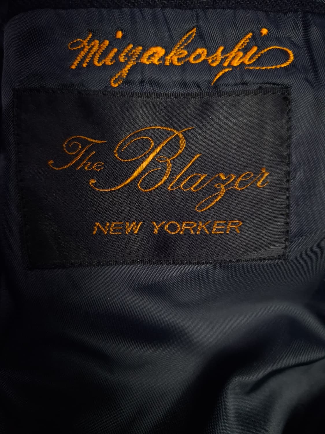 오리지날 일본판 뉴요커 울 금장 블레이져 상품이미지4