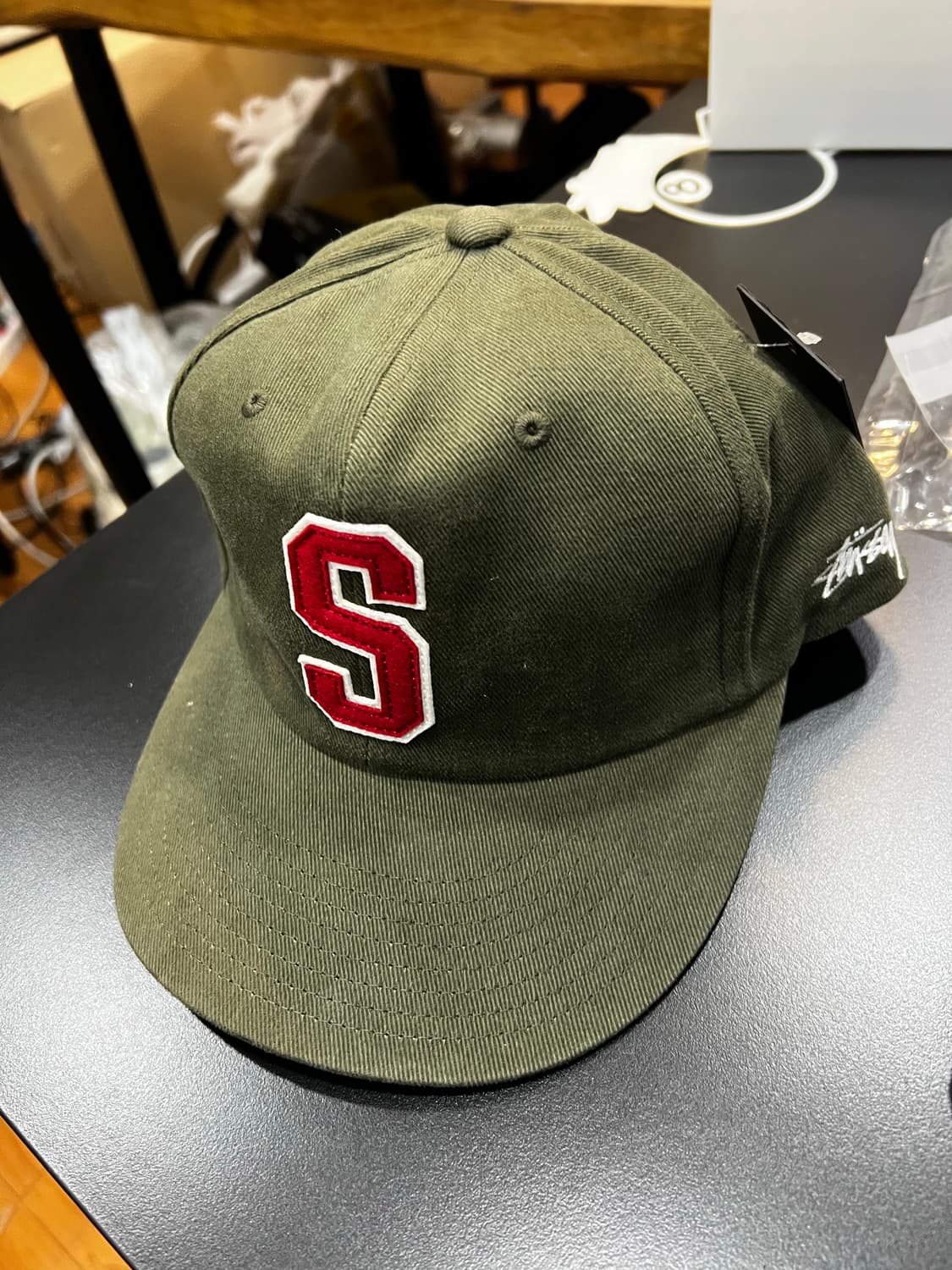 스투시 s 로고캡 상품이미지1