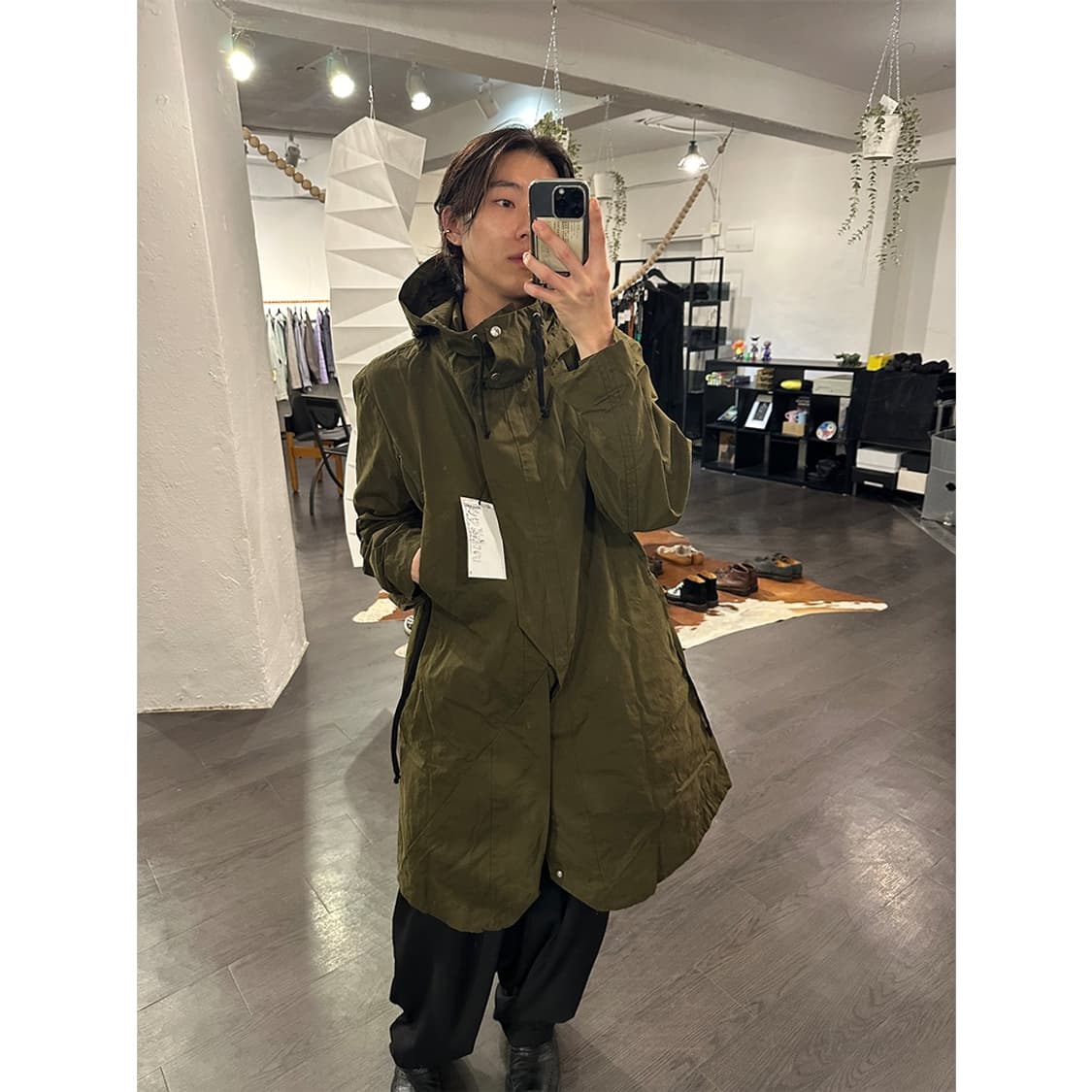 마리나 이 오리가미 오버사이즈 파카 상품이미지4