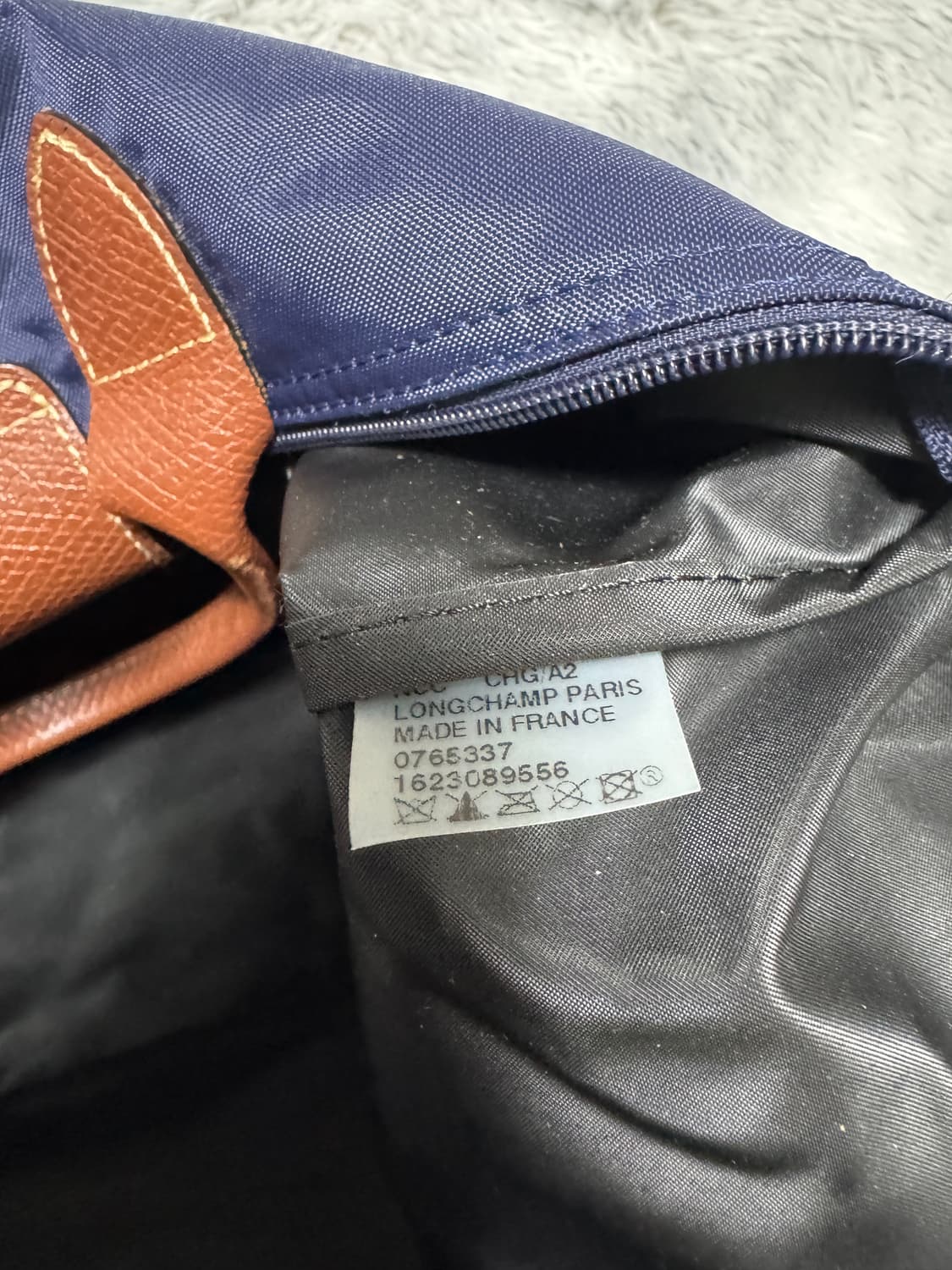 롱샴 네이비 토트백 L사이즈 상품이미지5