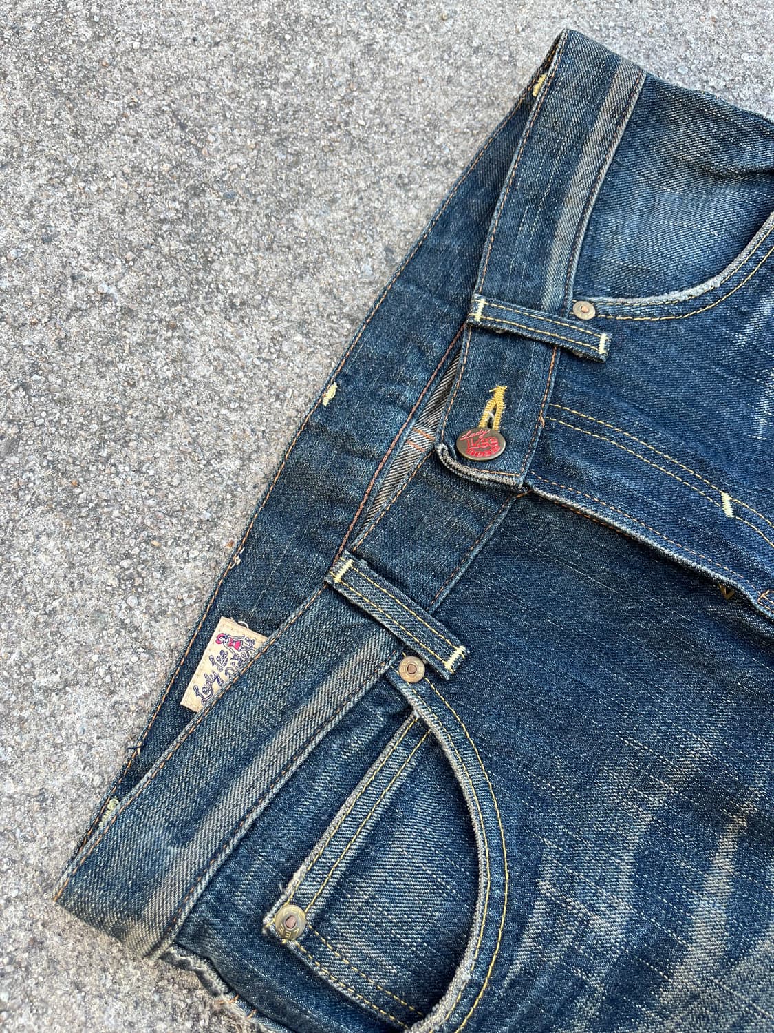 LEE Riders  로우라이즈 진청 데님팬츠  상품이미지2