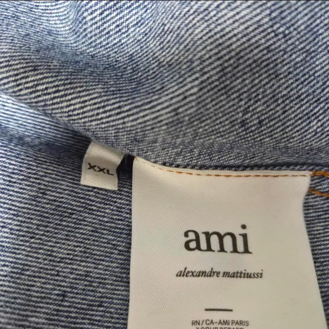 ami 아미 스몰 하트 데님 자켓 XXL 상품이미지4