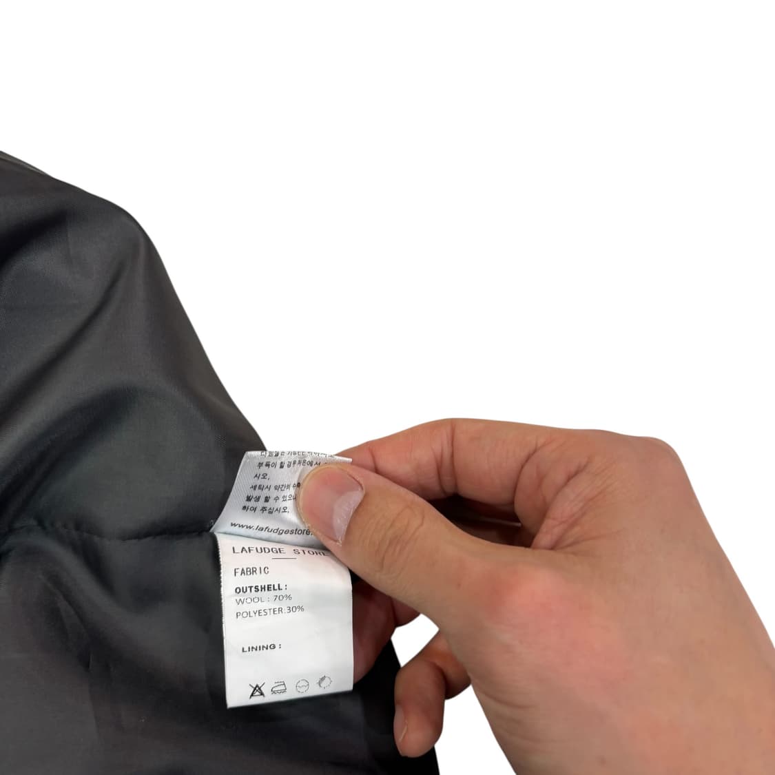 라퍼지스토어 오버 핏 울 더플 코트 상품이미지5