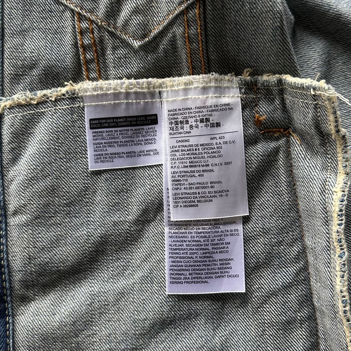 [S]리바이스 Levi's 클래식 데님 트러커 자켓 상품이미지8