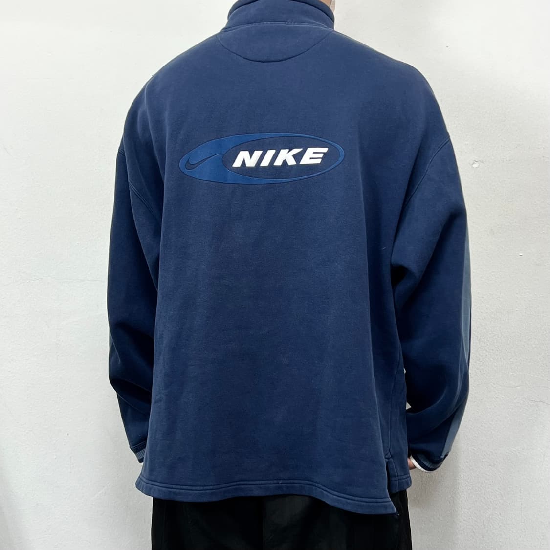나이키 스우시 90s 하프 집업 스웻 맨투맨 상품이미지4
