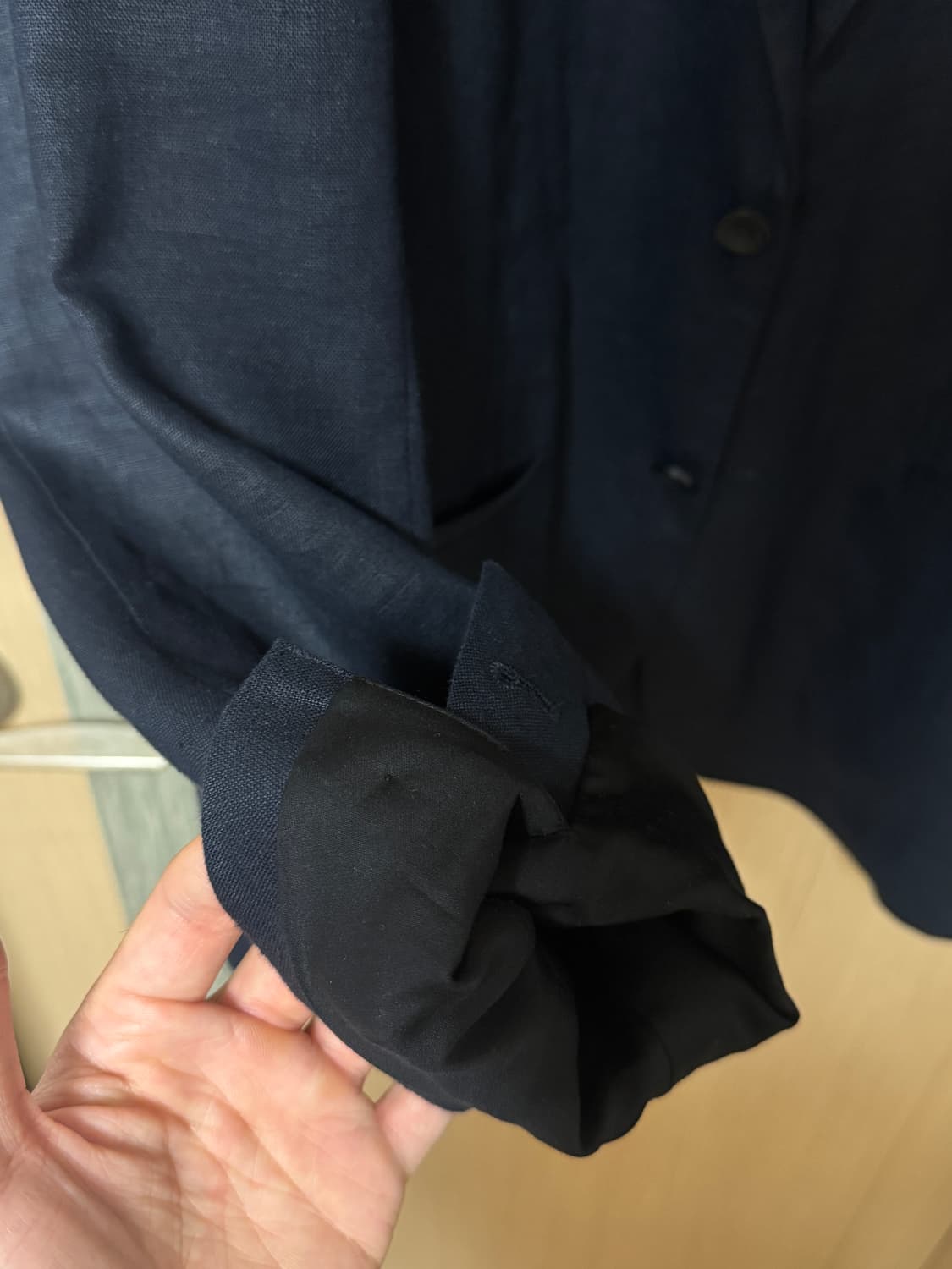 COS 코스 싱글 브레스티드 린넨 블레이저 48 상품이미지5