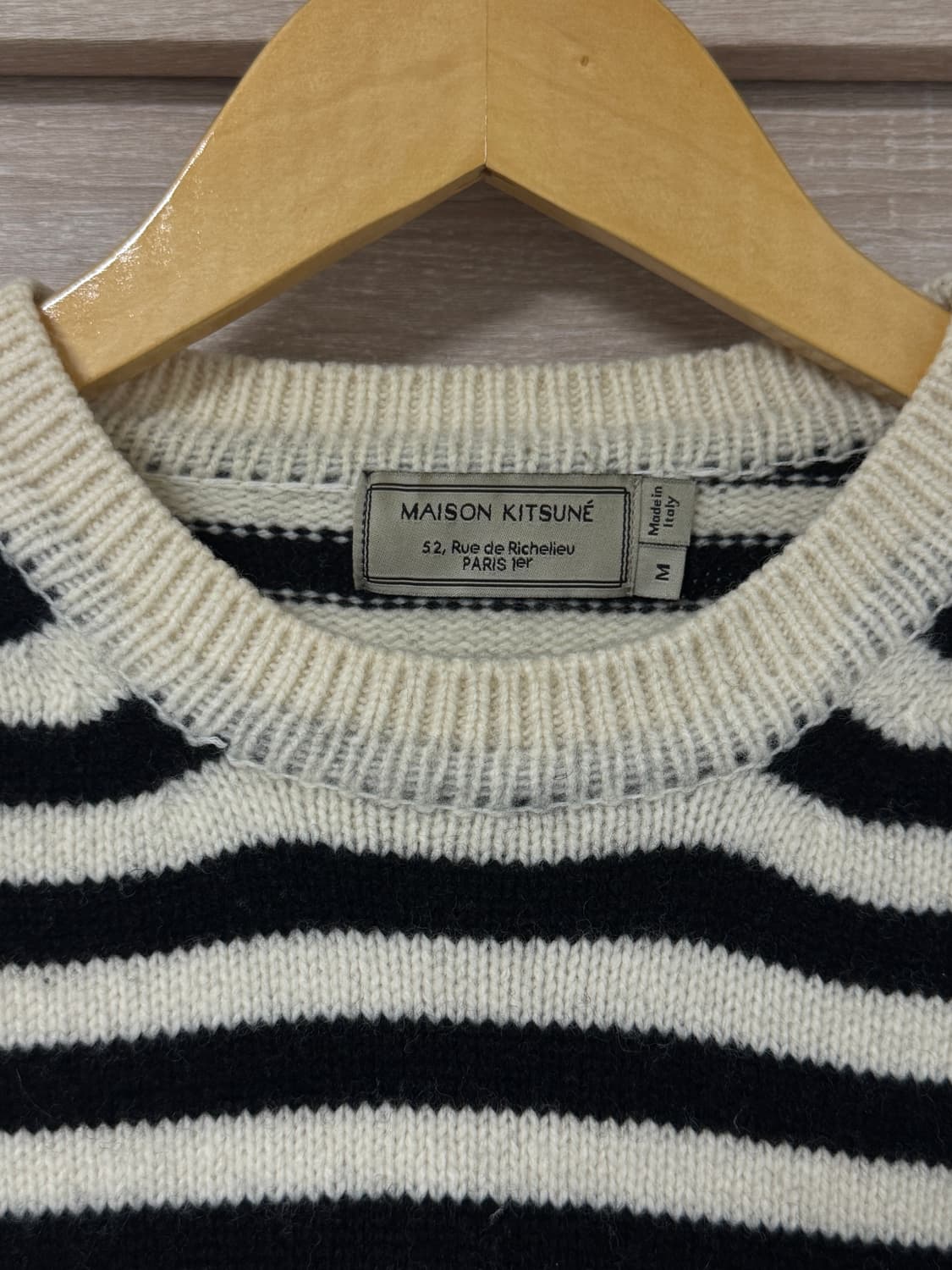 (M) 메종키츠네 스트라이프 니트 상품이미지3