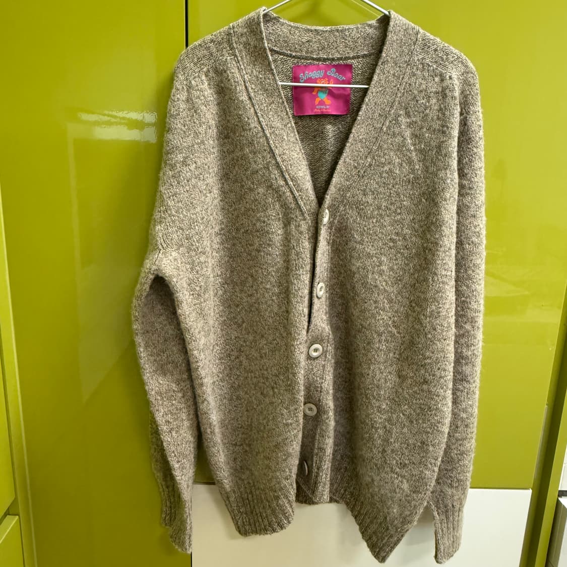 [L] 하울린 쉐기베어 가디건 베이지 상품이미지1