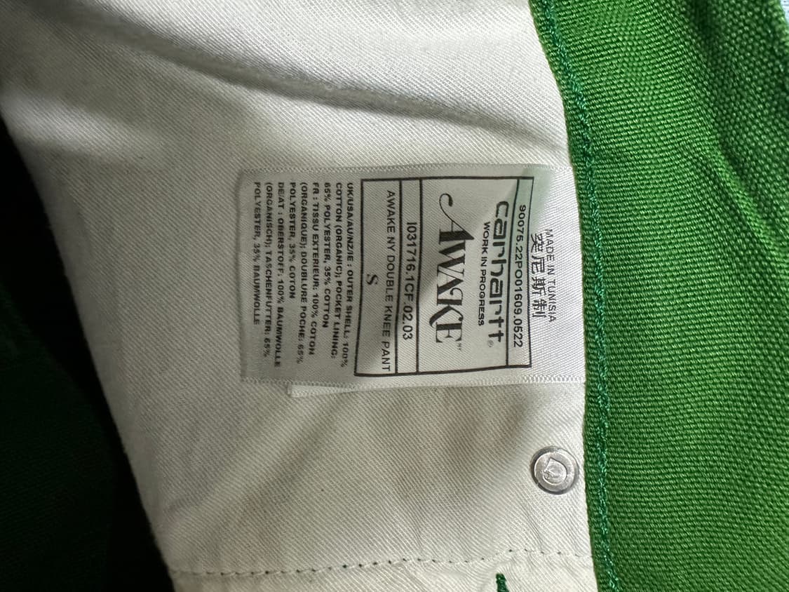 칼하트x어웨이크 뉴욕 그린 s 상품이미지3