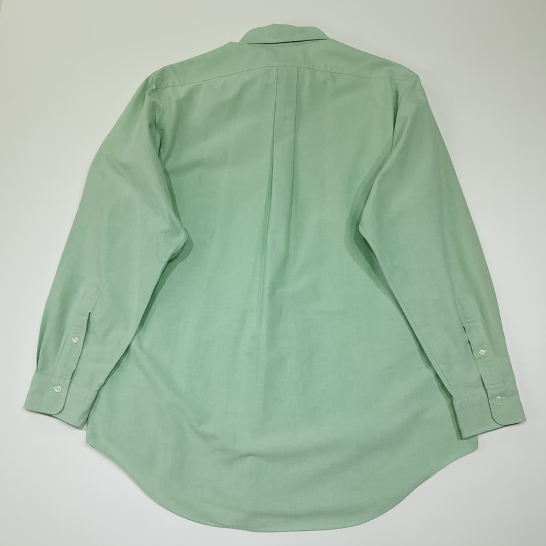 CL535 XL 폴로 90s 코튼 멀티포니 애플그린 셔츠 남방 상품이미지6