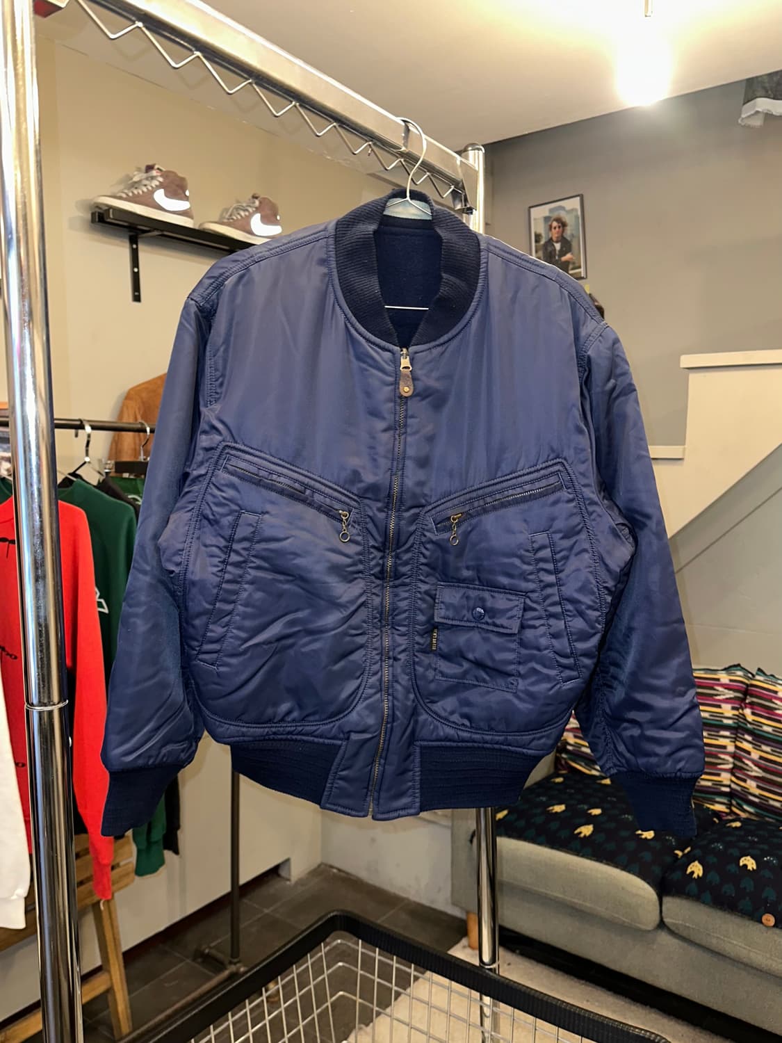 90‘s Men’s Ba-Tsu reversible bomber JK 상품이미지3