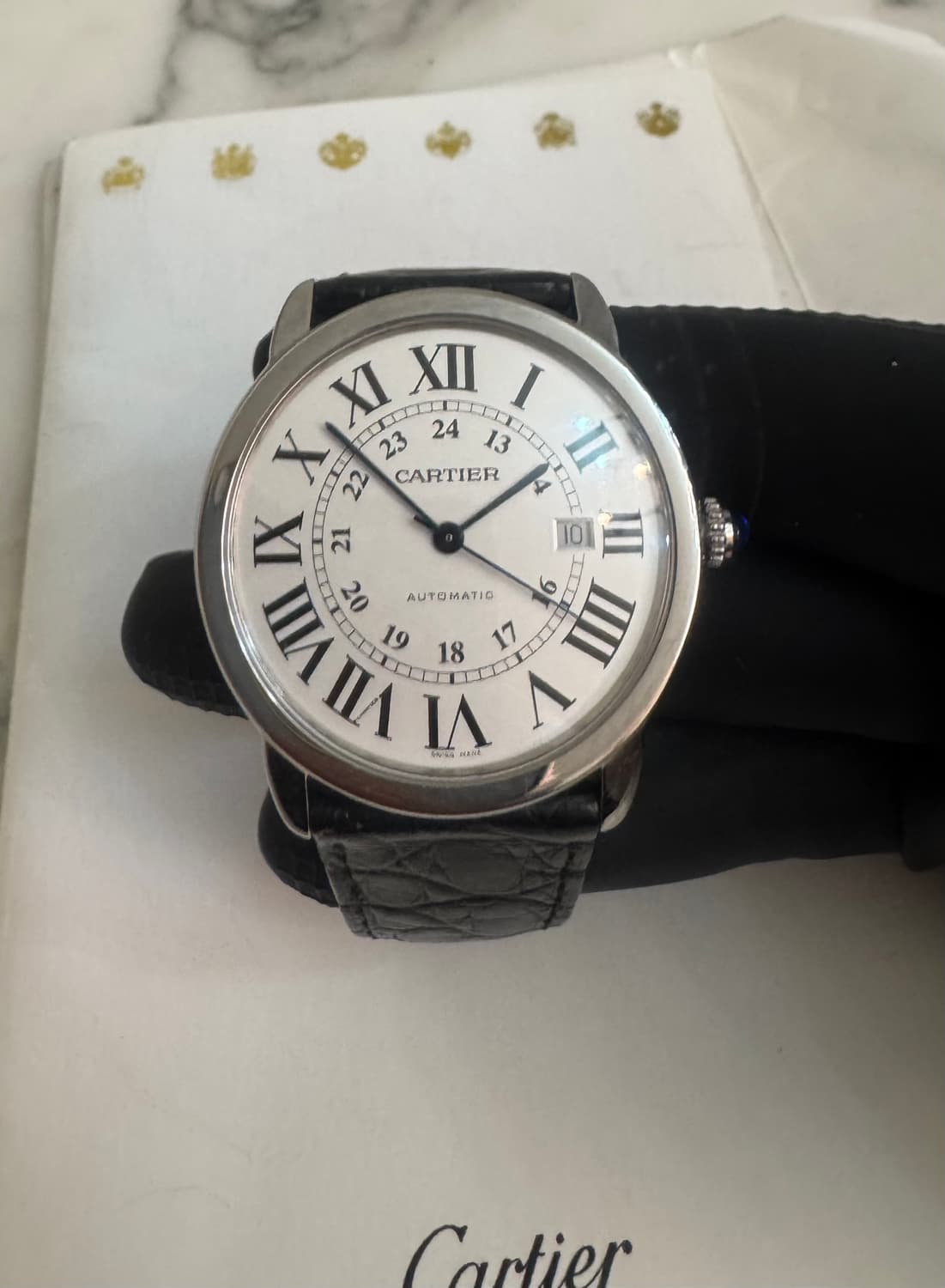 cartier  롱드 솔로 가죽스트랩 42mm 상품이미지2
