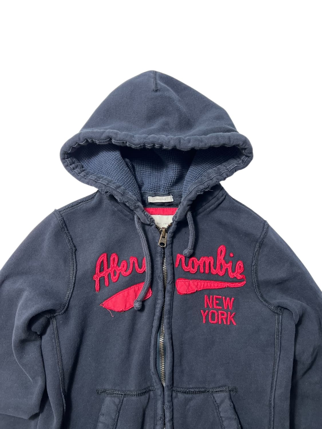 아베크롬비 남빨 후드집업 S 상품이미지2
