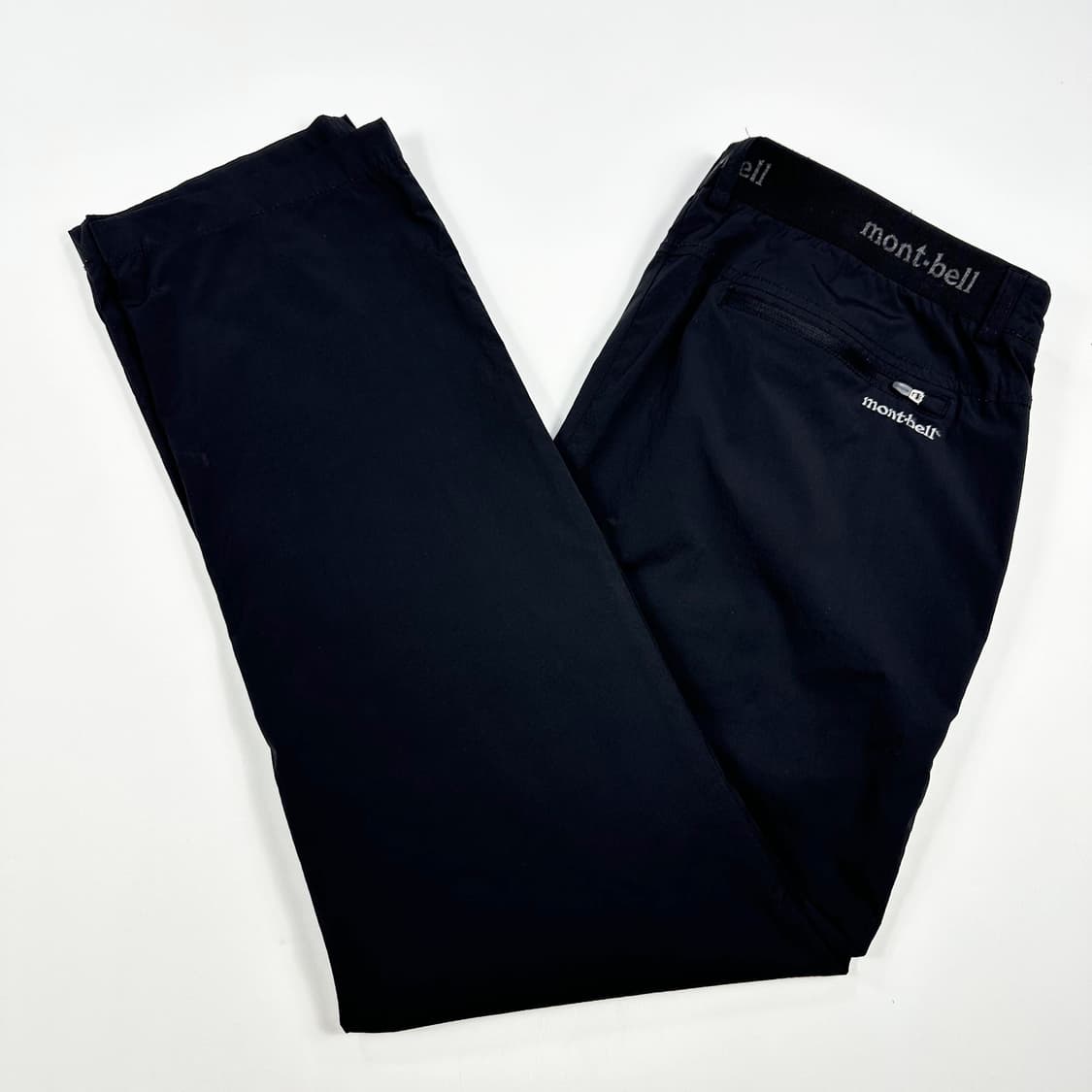 몽벨 트레이닝 마운틴 블랙 우븐팬츠 (38인치) 상품이미지2