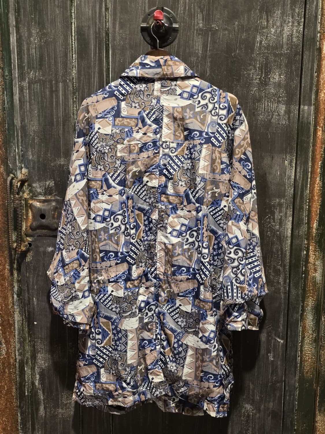 80sGeometricAbstract Pattern Windbreaker 상품이미지10