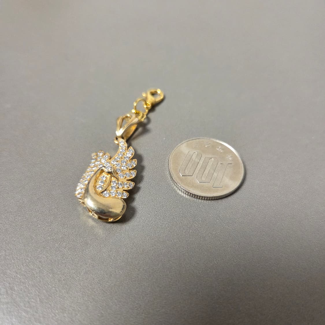 Cubic Swan 빈티지 핀 키링 브로치 목걸이 상품이미지2