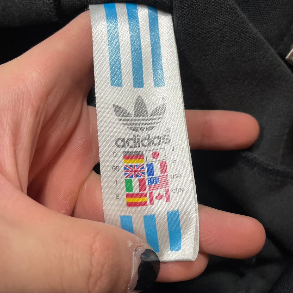 아디다스 유로파 블랙 져지 100  상품이미지5