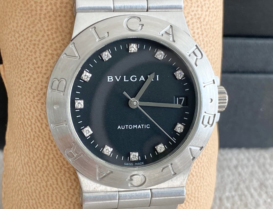 불가리 디아고노 LCV35 다이아 11P 남성용 35mm 미듐  오토메틱 상품이미지3