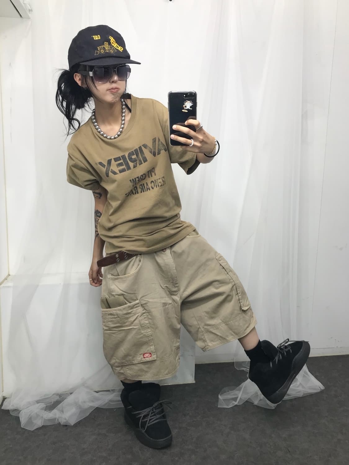 < Avirex Damage Logo T-shirt > 상품이미지4