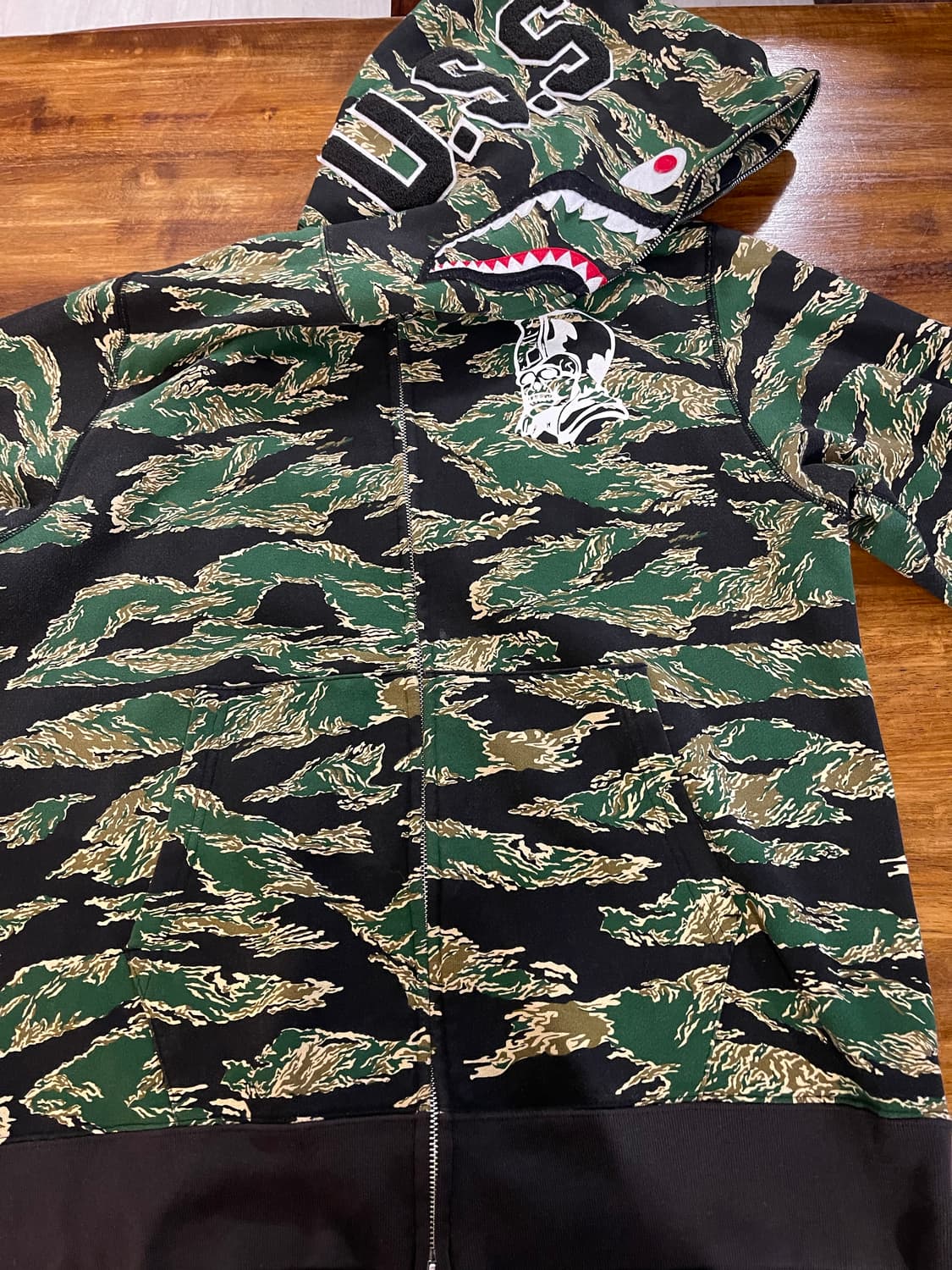 베이프 Ursus 타이거카모 풀집업 후디 상품이미지2